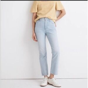 Madewell Slim Demi Boot Jeans in Bellmeade Wash Womens Size 26